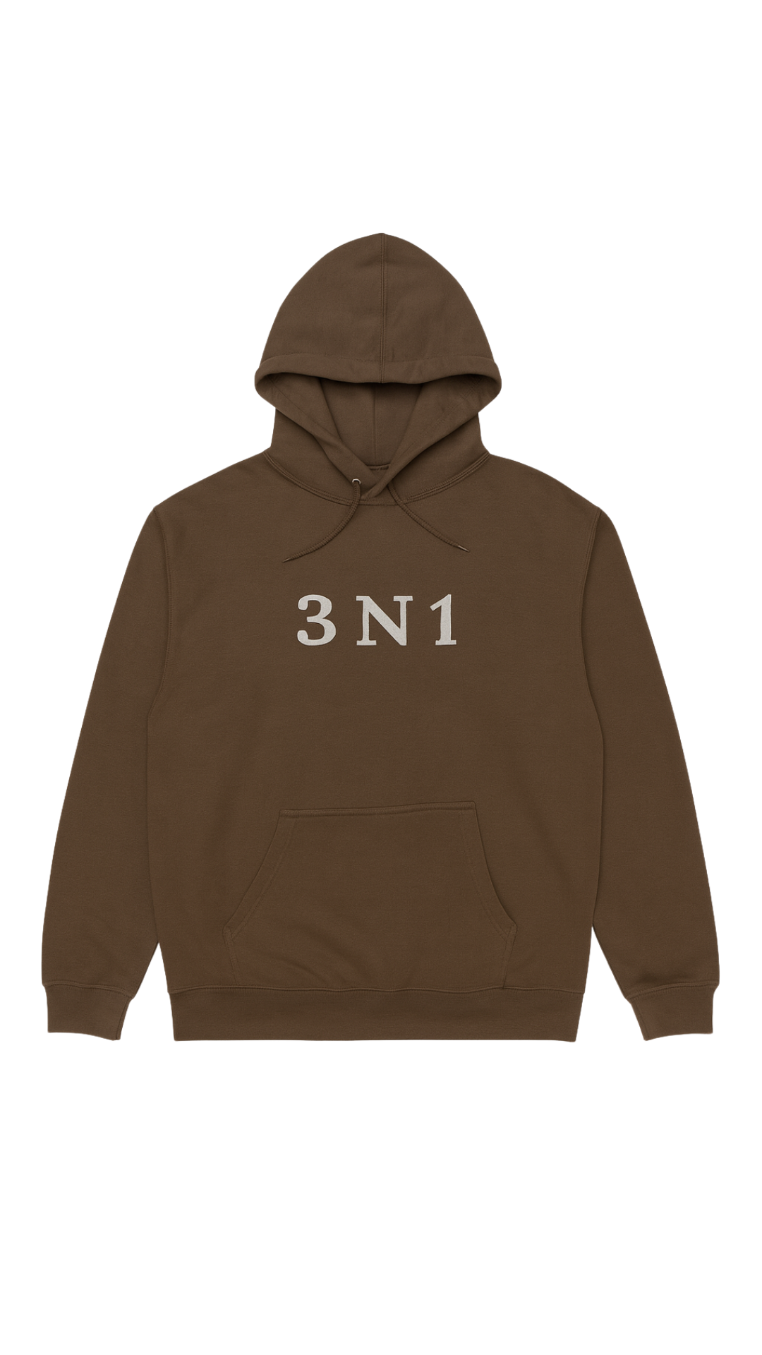 3N1 Faith Hoodie – All Brown w/ Dove & Cross Edition