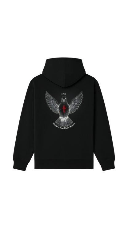 3N1 Faith Hoodie – All Black w/ Dove & Cross Edition