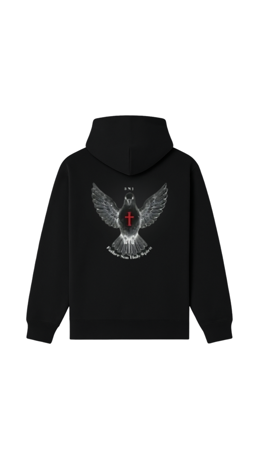 3N1 Faith Hoodie – All Black w/ Dove & Cross Edition