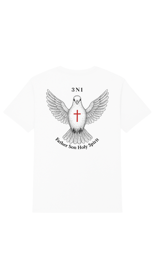 3N1 Dove Faith T-Shirt – White Edition