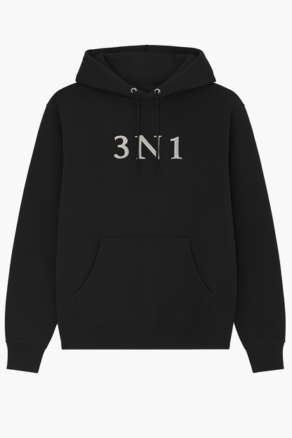 3N1 Faith Hoodie – All Black w/ Dove & Cross Edition