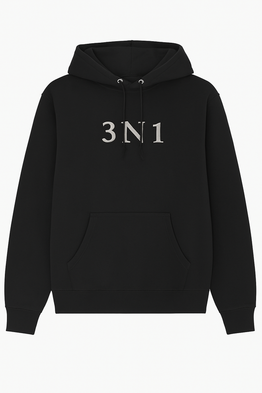 3N1 Faith Hoodie – All Black w/ Dove & Cross Edition